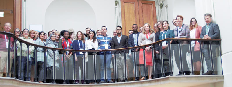 Drug discovery meeting delegates group photo
