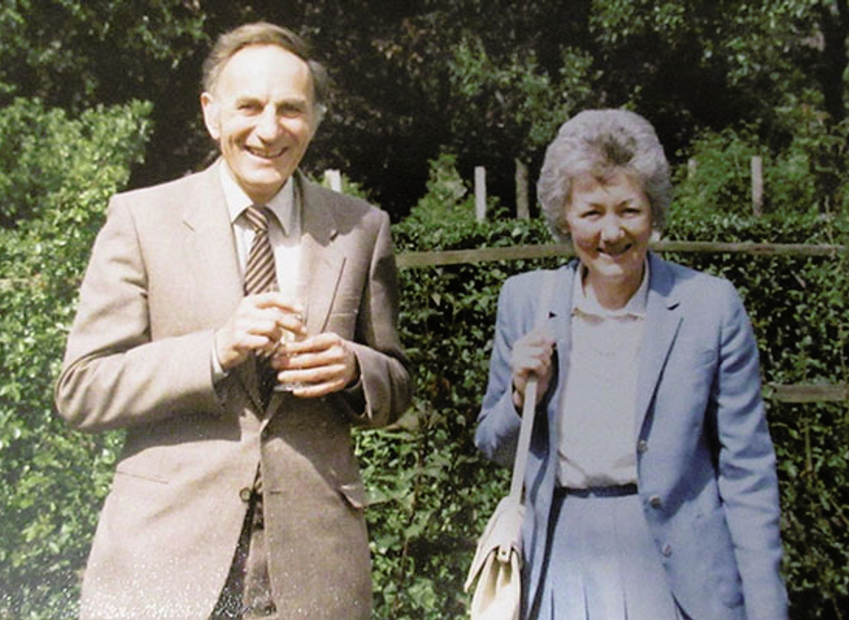 Derek Smith and his late wife, Beryl, 1985. Credit: Rachel Smith.