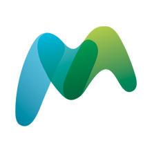 Microbiology Society green and blue 'M' logo