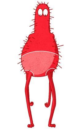 Throat Bugs from the Germbugs