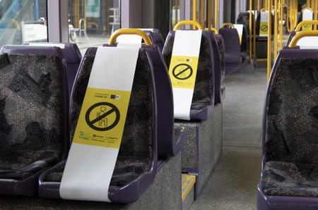 Covid-19 Restrictions Dublin stock photo 