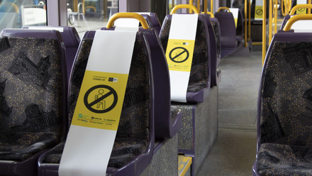Covid-19 Restrictions Dublin stock photo 