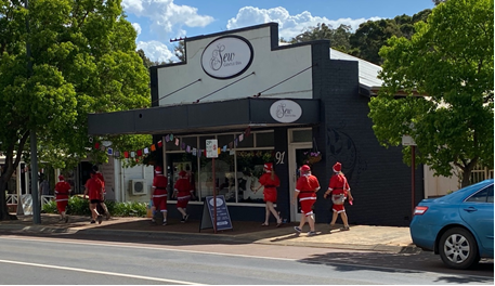 Figure. Santa goes viral in southwestern Australia 
