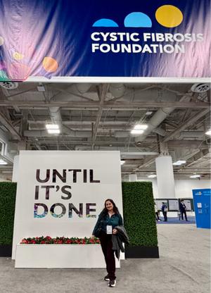 Deepali Luthra at the Cystic Fibrosis Foundation
