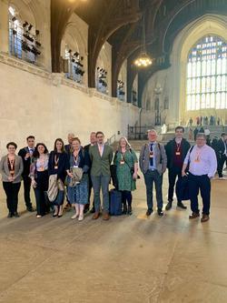 The international team of microbiologists and clinicians at the House of Lords