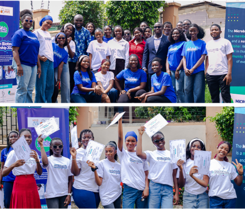 Participants of Girls in Biotech at closing cermony 