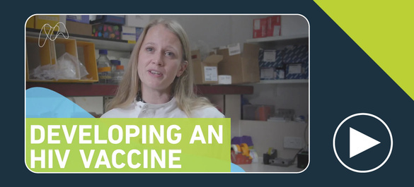 Thumbnail of a video on developing an HIV Vaccine