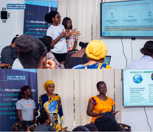 Girls in Biotech participants giving presentations