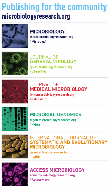 List of Microbiology Society journals. Visit microbiologyresearch.org