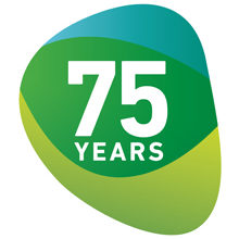 75th logo main