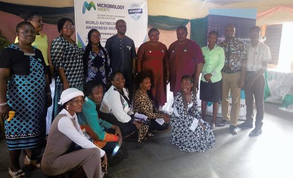 Group of volunteers at Bamidele's WAAW event