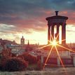 Dugald Stewart Monument in Edinburgh, Scotland