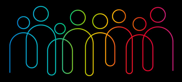 Icon of a group of people standing together