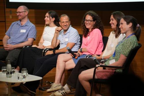 Panellists on stage at LINE event