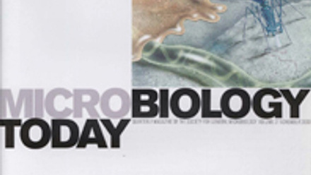 Cover of Microbiology Today, issue of November 2000
