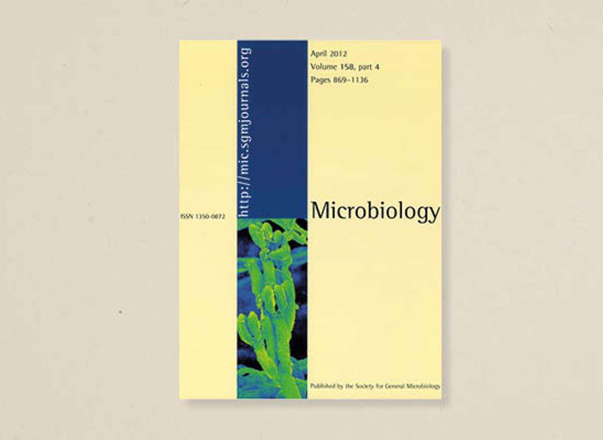 <i>Microbiology</i> cover April 2012
