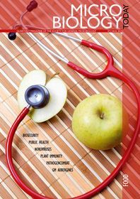 Cover of Microbiology Today, issue of August 2010