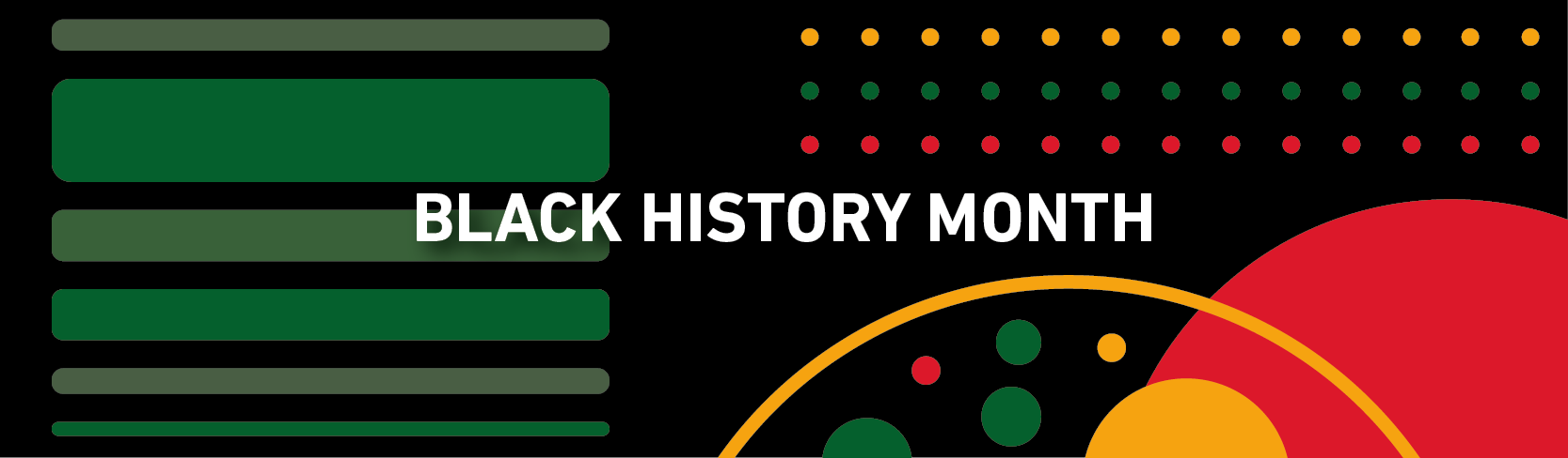 Black History Month banner
