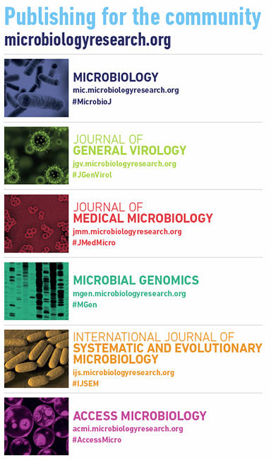 List of Microbiology Society journals